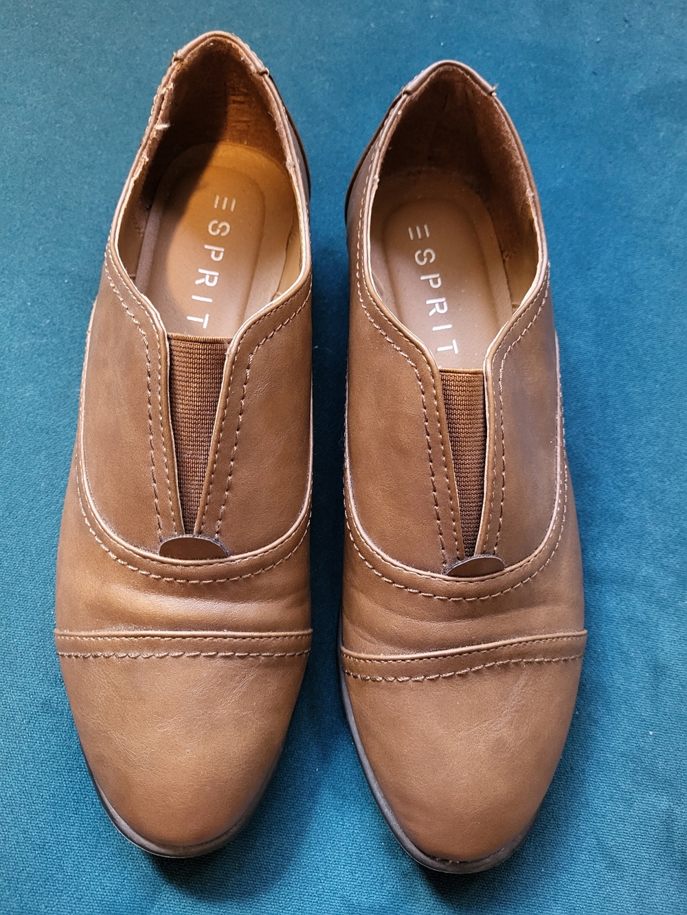Esprit Women's Tan Slip-On Loafers